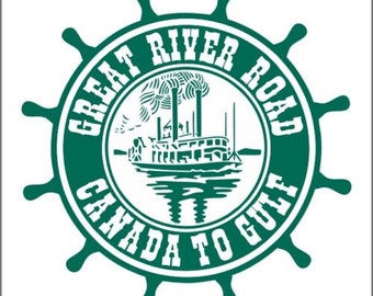 Great River Road highway route sign - Minnesota, Wisconsin, Iowa, Illinois, Missouri, Kentucky, Tennessee, Arkansas, Mississippi, Louisiana