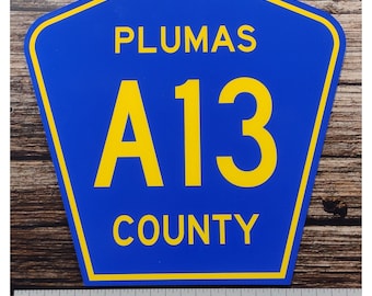 County Highway Road Sign - Personalized and custom sign gift! Durable indoor and outdoor sign. Any State, Any Number, Any County.