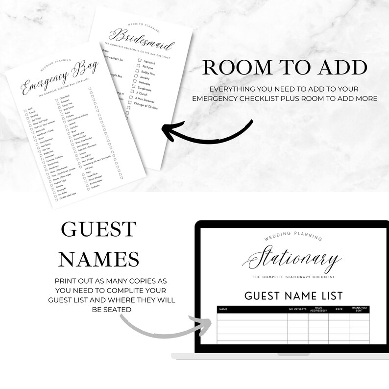 Wedding Planner Printable Printable Wedding Planner Pages Etsy