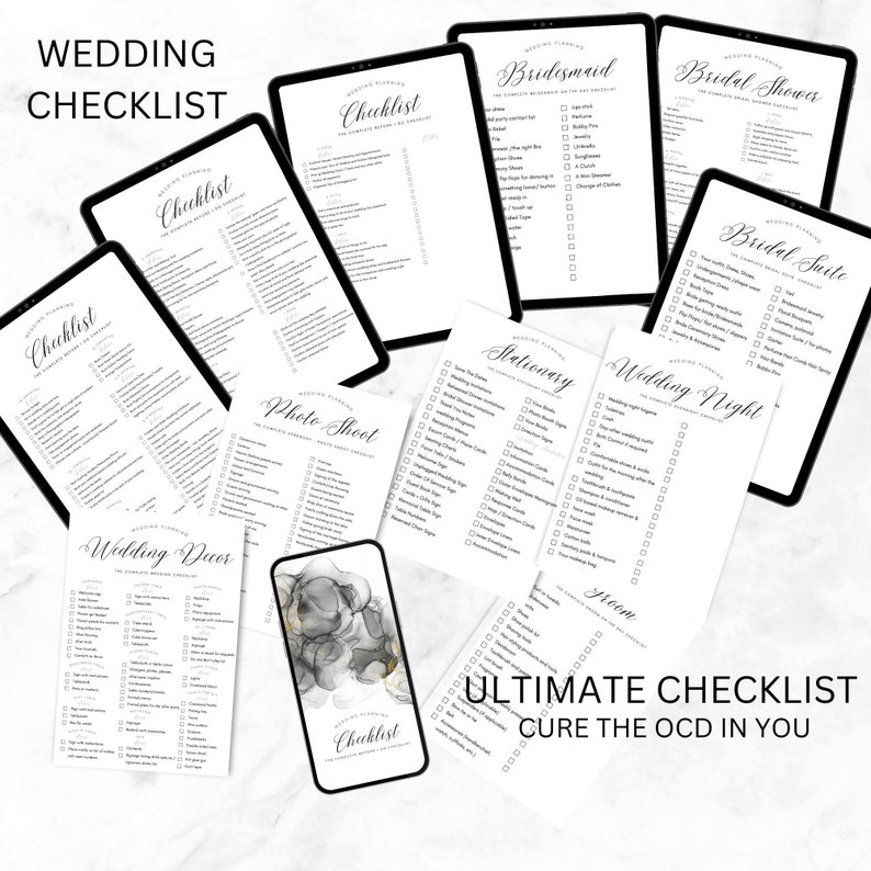 Wedding Planner Printable Printable Wedding Planner Pages - Etsy