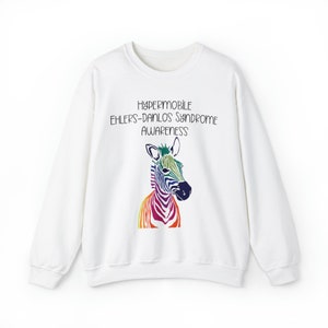 Hypermobile Ehlers-Danlos Syndrome Sweatshirt, Invisible Illness Awareness Sweatshirt, Ehlers Danlos Syndrome, EDS Sweatshirt
