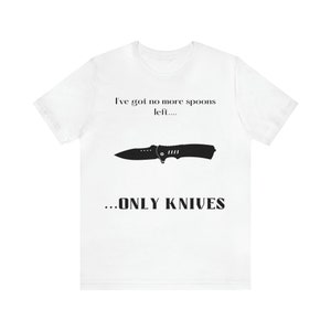 No More Spoons Left T-shirt, Invisible Illness Shirt, Autoimmune Disease Awareness Shirt, POTS Awareness Shirt, Ehlers Danlos Shirt