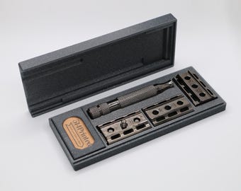 Estuche de viaje para maquinilla de afeitar de seguridad Rockwell 6C/6S