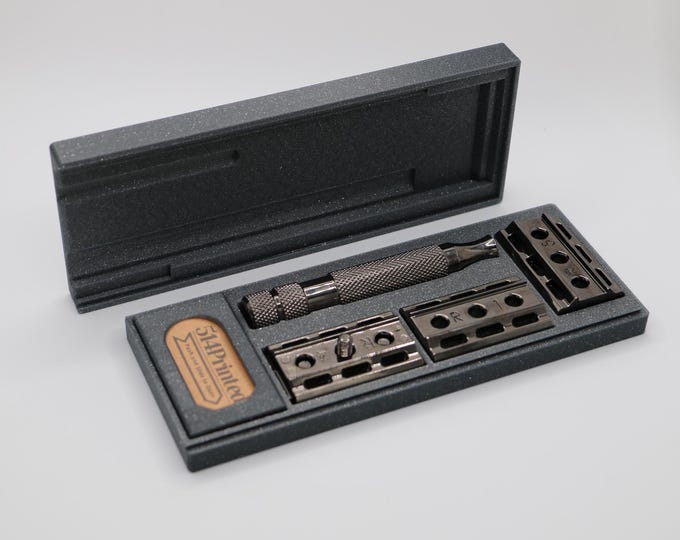 1934 CONRAD Open Comb Bakelite Long Handle Vintage Safety Razor - Etsy