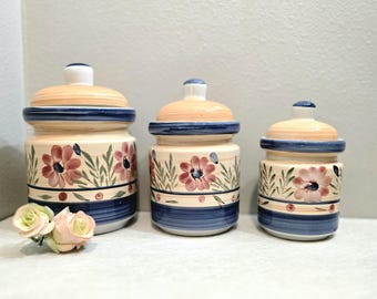 Heartland Canisters International Stoneware Japan Set of 3 (#209