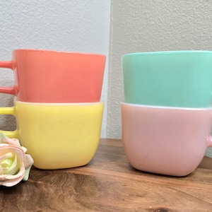 220ml coffee mugs Coffee Mug Set, 220ml/6.6cm, Set of 6, Multicolour