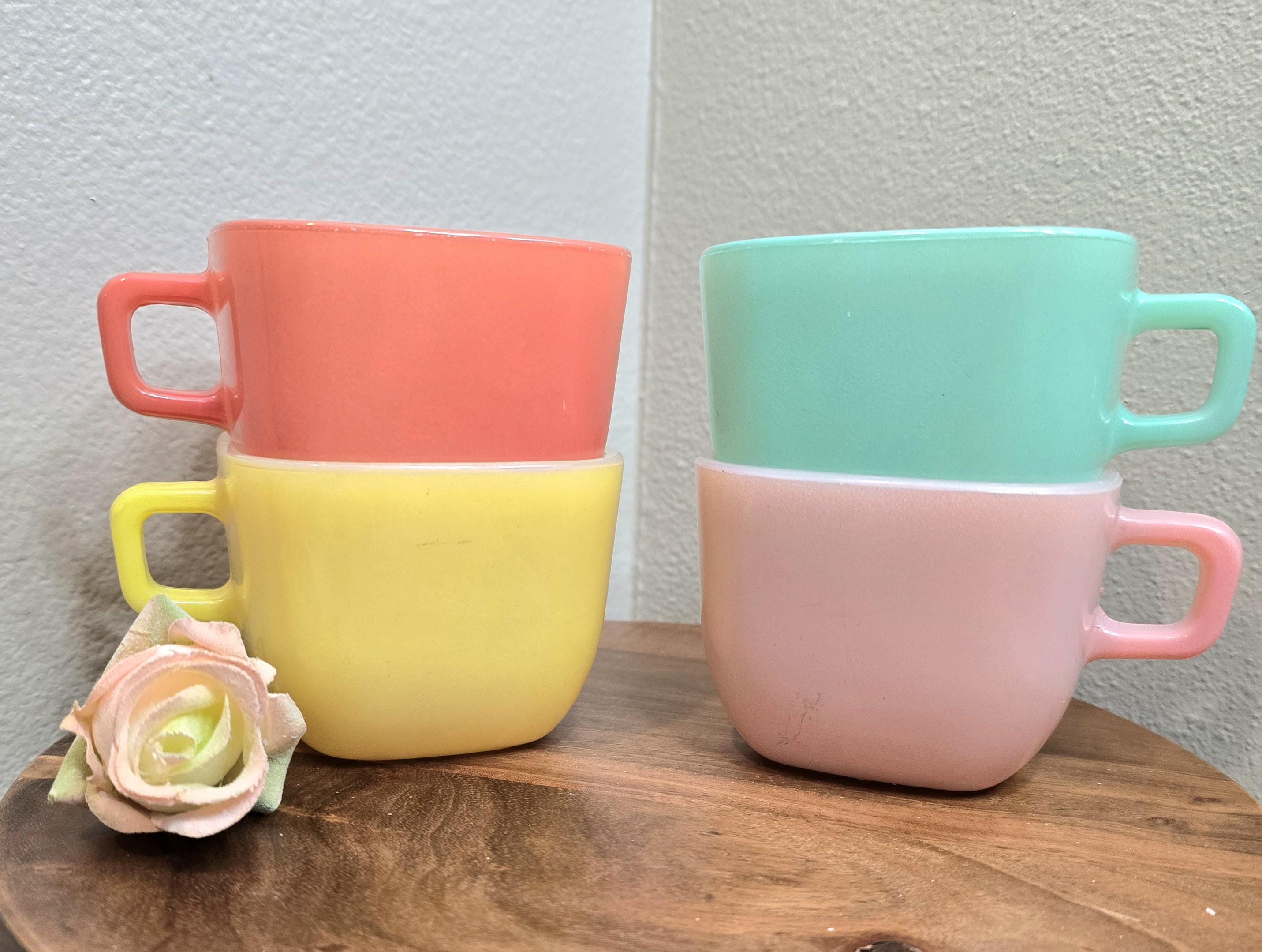 Glasbake Square Mugs - Etsy