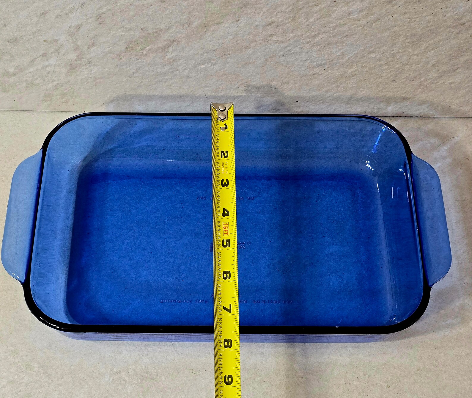 Pyrex Rectant Vintage Pyrex Cobalt Blue Rectangular Baker - Etsy