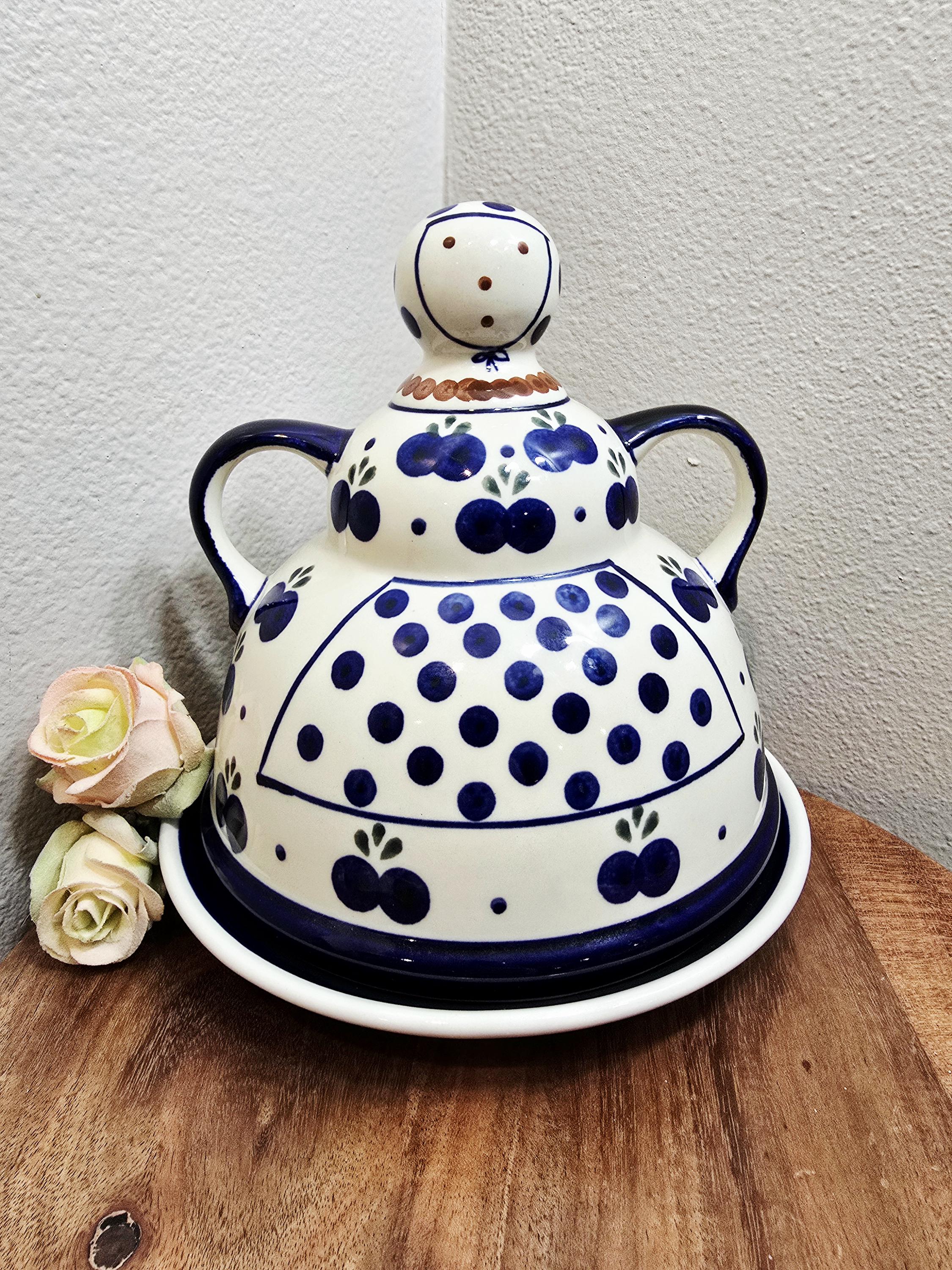 Vintage Polish Pottery Cheese Lady - Etsy