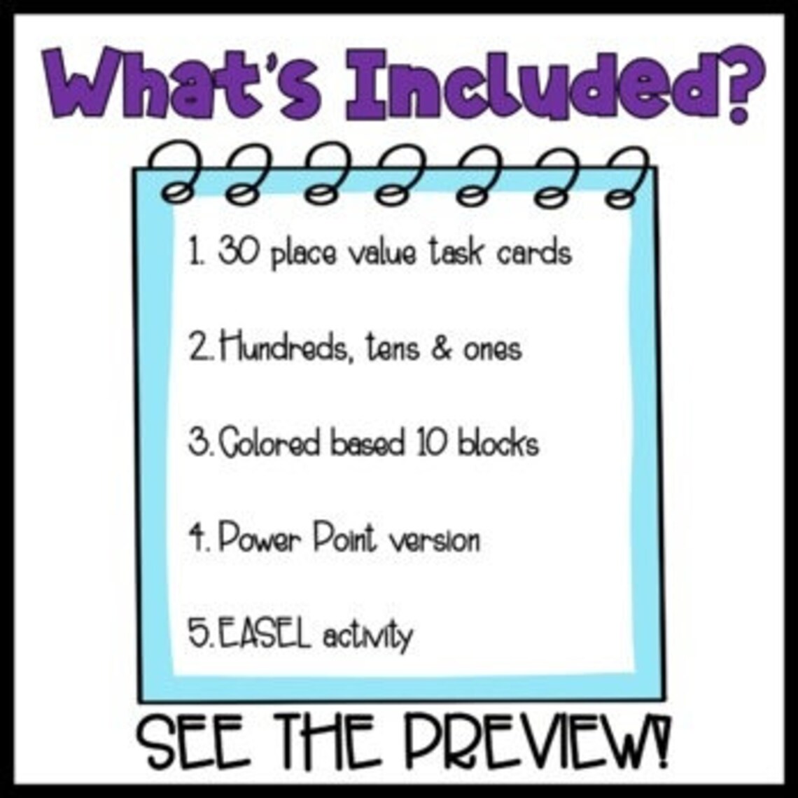 Place Value Hundreds Tens Ones Task Cards - Base 10 Blocks Activities ...