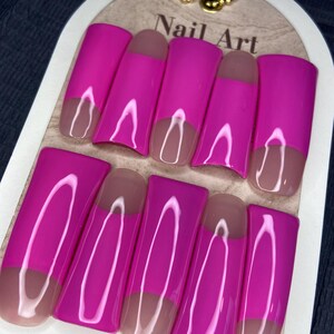 Low French | Press-On Nails 2XL (Duck)