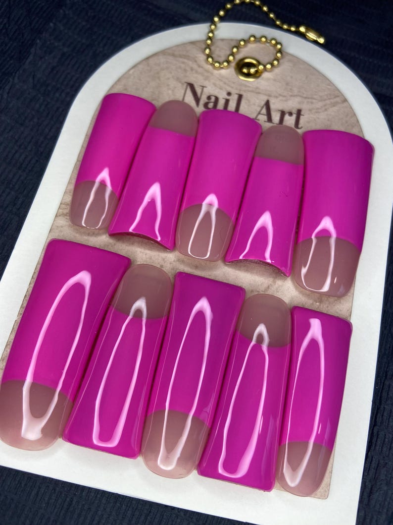 Low French | Press-On Nails 2XL (Duck)