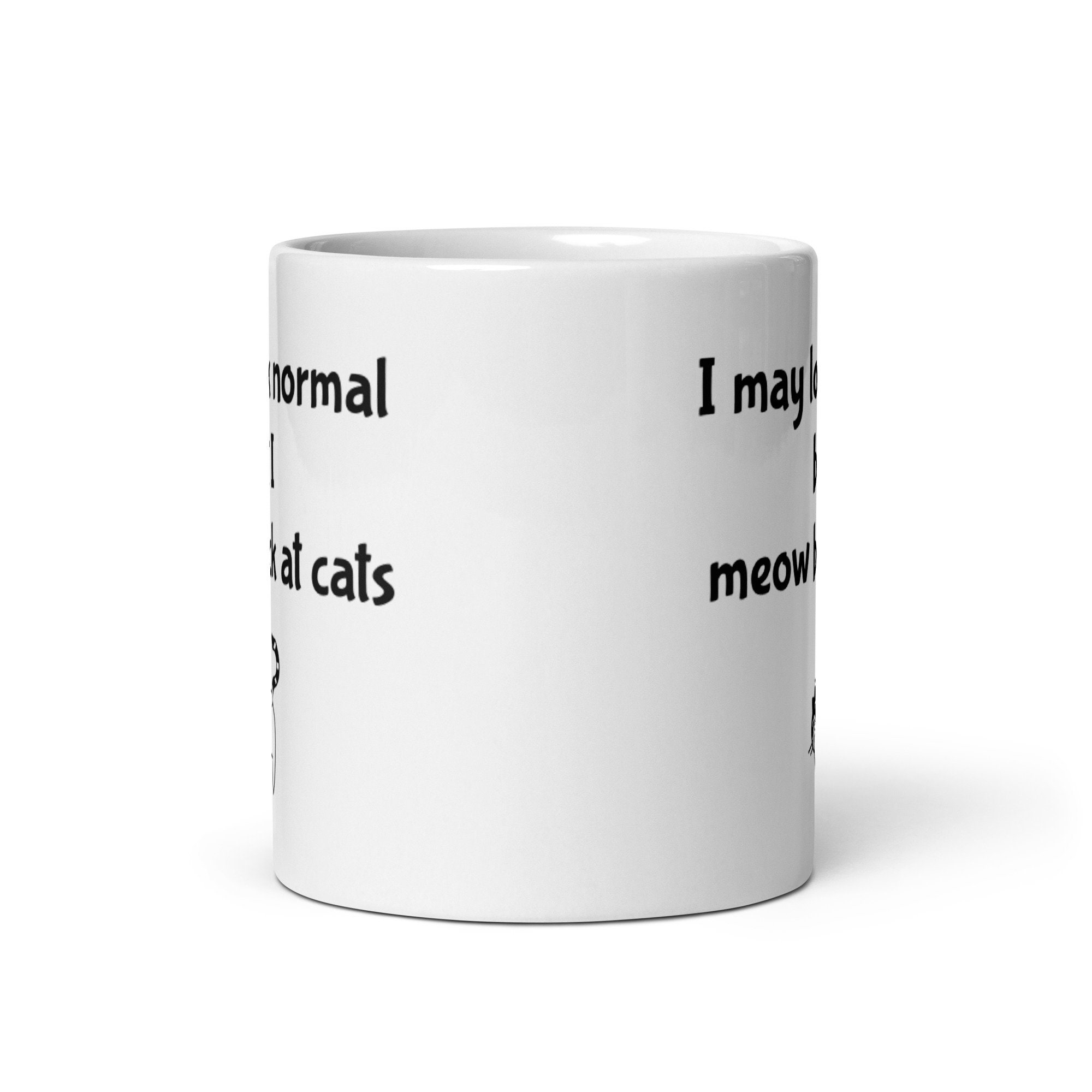 Discover I meow back at cats coffee mug | Fun Cat Mug