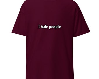 I hate people t-shirt