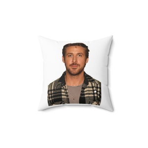Music custom Ryan Gosling pillowcase 45 * 45cm zippered square pillowcase  Sellertosupportfreecustomization. Double sided printing design for pillows.