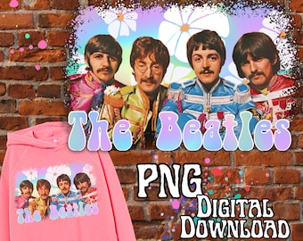 The Beatles PNG Sublimation Design
