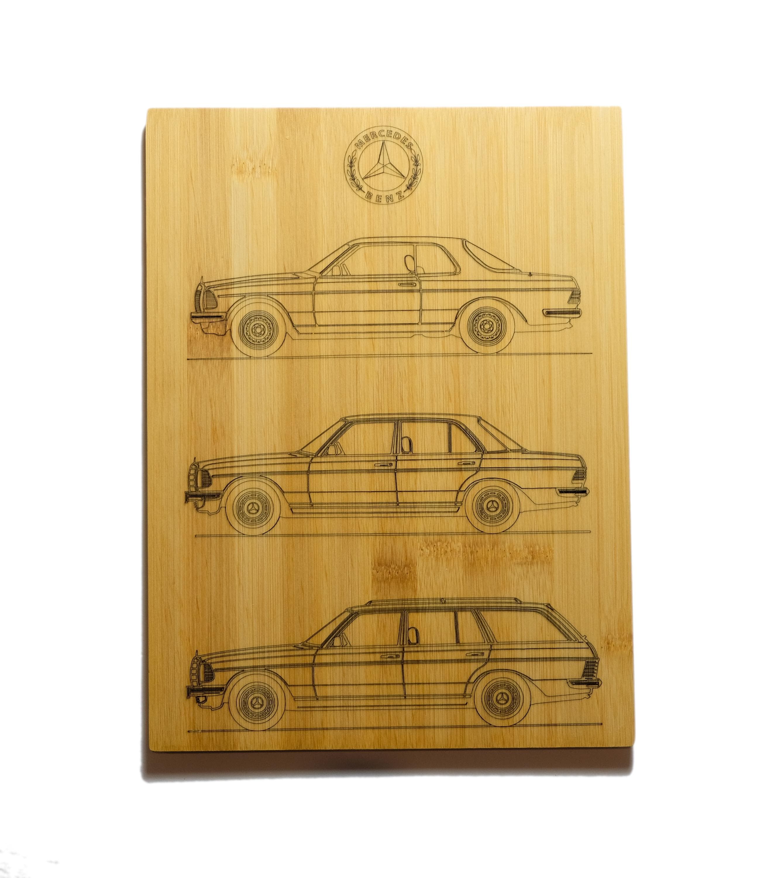 Mercedes w123 poster - Etsy 日本
