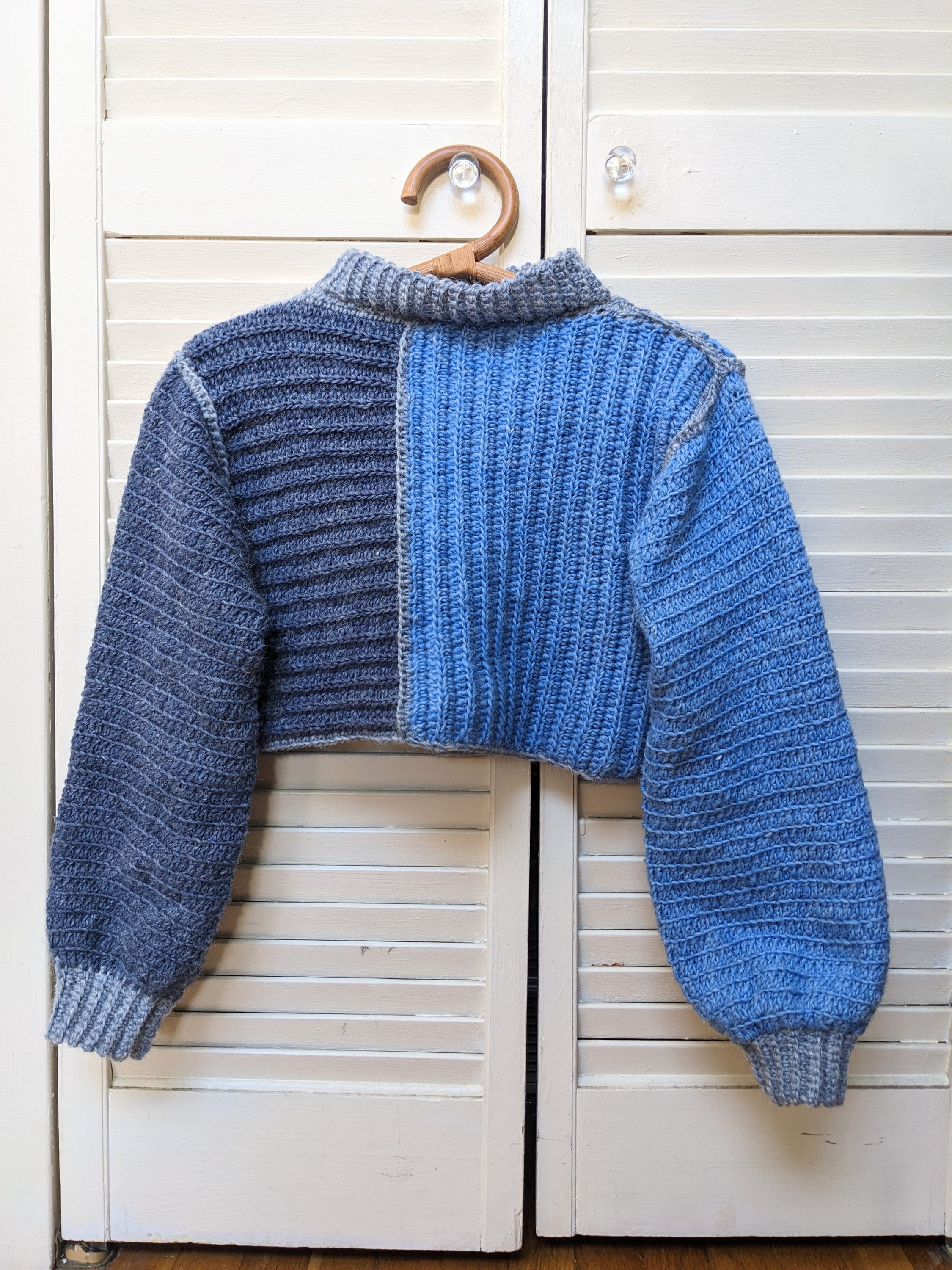 39 Cropped Sweater Crochet Patterns: Upgrade Your Wardrobe Handmade Style 19 Pachi cropped sweater crochet pattern (IN English)