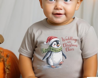 Christmas Penguin PNG | Winter Sublimation Design (Digital Download)