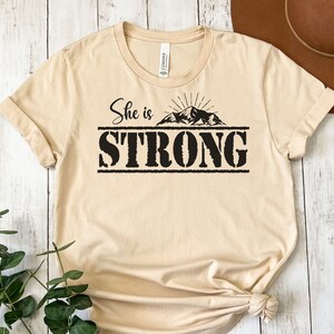 She is Strong Unisex Jersey Short Sleeve Tee