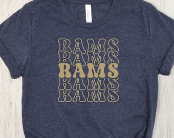 Valley Springs Rams Echo Unisex Jersey Short Sleeve Tee