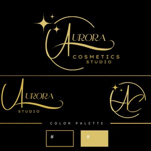 DIY Logo Template for Beauty logo design -  Simple minimalist logo template Perfect for salon, Massage service, Boutique, hair and Beauty
