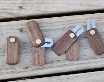 Sourdough Bread Lame Handle Solid Walnut Finished in Natural Tung Oil