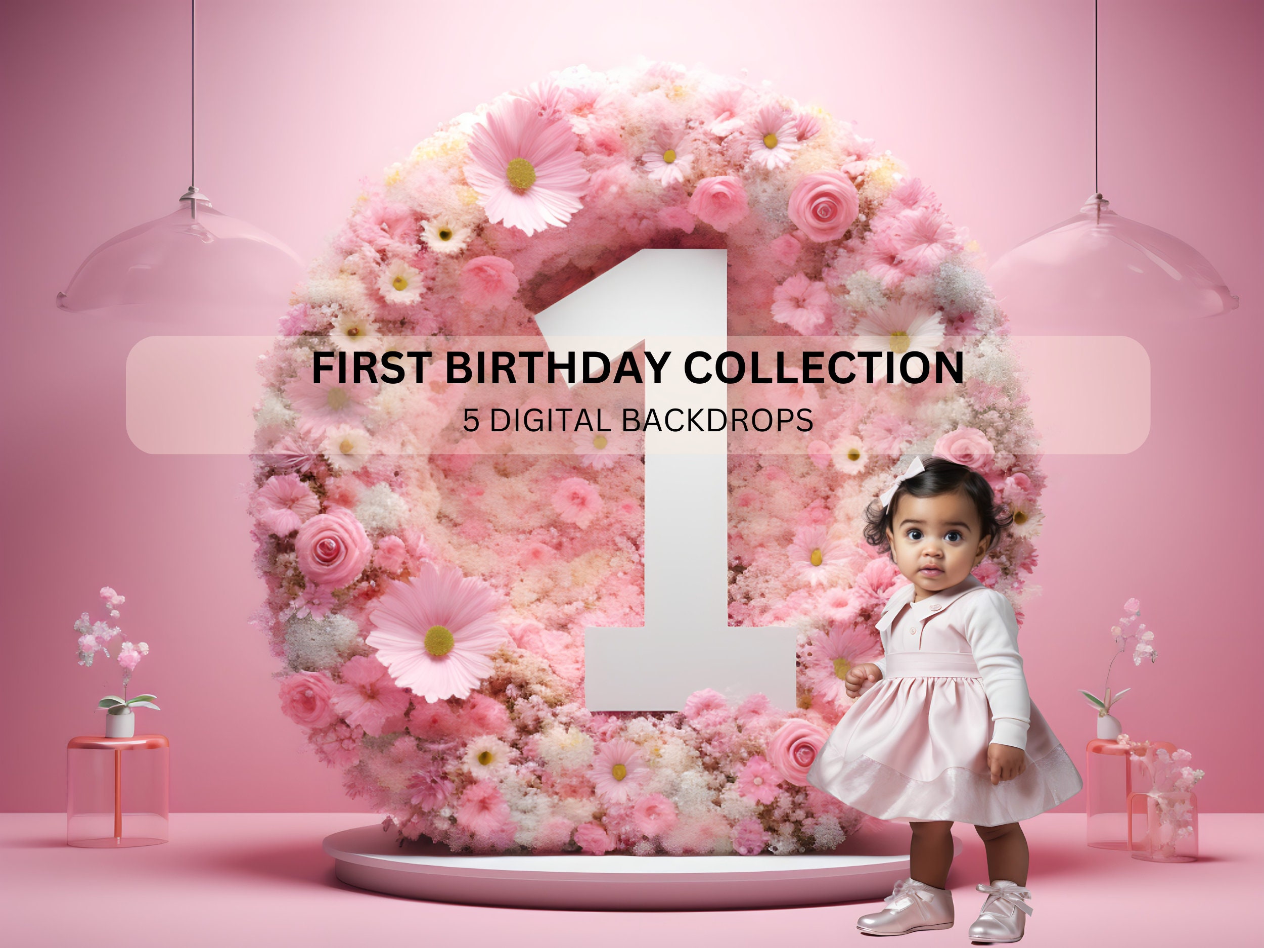 First birthday backdrop girl hotsell