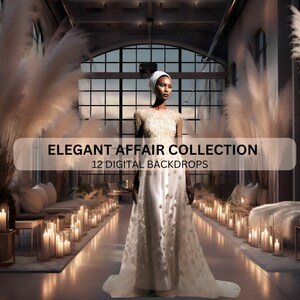 Elegant Digital Backdrops: Gray Tones, Photo Overlays (PDF)