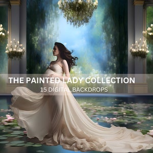 15 Fine Art Digital Backdrops, Backdrop Overlays, Photography Digital Background Overlays, Photoshop Textures Overlays