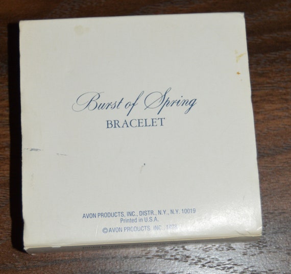 Vintage 1978 AVON Burst of Spring Butterfly Open … - image 7