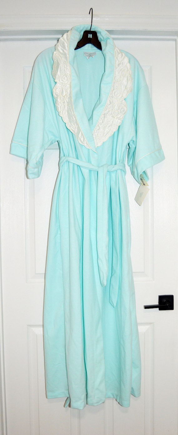 Baby Blue Robe Vintage Gilligan O’Malley Baby Blue Tie Robe Sexy Sof… - Gem