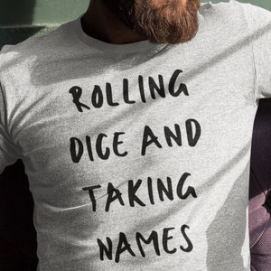 Dungeons and Dragons T-Shirt, D&D T Shirts, DND T Shirt, Gift for DM, D20, Nerdy Shirt, T-shirts For Geeks, Dope Shirts, Roleplay Clothing