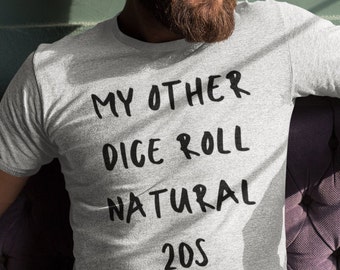 Dungeons and Dragons T-Shirt, D & D T Shirts, DND T Shirt, Geschenk für DM, D20, Nerdy Shirt, T-Shirts für Geeks, Dope Shirts, Roleplay Clothing