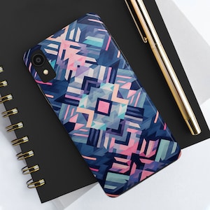 Artistic Phone Case, Aztec Inspired Cell Phone, Cell Cases, Free Spirit, Gift Case, iPhone 7, 8, X, 11, 12, 13, 14, Pro, Plus, Pro Max, Mini