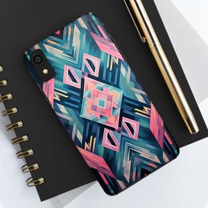 Aztec Inspired Cell Phone Case, Free Spirit Cell Cases, Gift for Him, Gift for Her, iPhone 7, 8, X, 11, 12, 13, 14, Pro, Plus, Pro Max, Mini