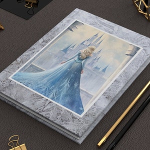 Prinsessjournal, Elsa Dagbok, Present till Dotter, Present till Flickvän, Anteckningsbok, Klänning, Drottning Elsa och Prinsessan Anna, Olaf, Sven, Kristoff