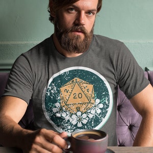 Dungeons and Dragons Shirt, Dice T-Shirt, D20 T Shirt, Role Play Game T-Shirts, D&D T Shirts, DnD, Stylish Dice, It is Time to Look Fine