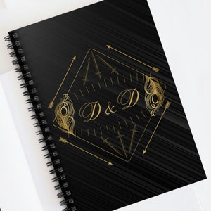 Dungeons and Dragons Notebook, D&D Journal, Campaign Notes, DM Planning, Lore Tracker, Spell Descriptions, Gift for Nerds, Gifts for Geeks