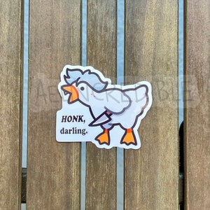 BG 3 Goose Astarion Sticker | Waterproof Vinyl Sticker | Baldur's Gate III Goostarion Meme Sticker