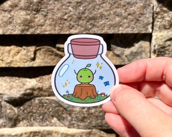 Stardew Valley Junimo Terrarium Stickers | Waterproof Vinyl Stickers