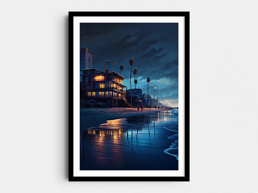 Beach Front Digital Art – Hi-res Printable File – Retouched AI ...