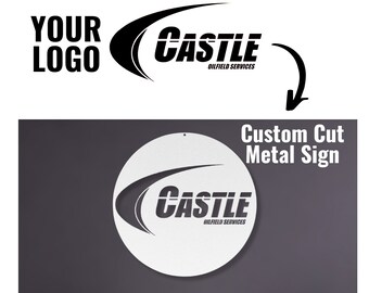 Metal Business Sign / Custom Business Sign / Custom Signs for Business / Metal Logo Sign / Logo Sign / Custom Logo Sign / Outdoor Logo Sign