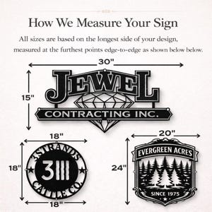 Custom Metal Sign with Logo, Personalized Outdoor Sign, Custom Bar Sign, Circle Any Shape Sign, Waterproof Store Sign, Large Commercial Sign image 8