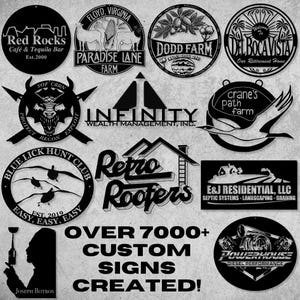 Custom Metal Sign – Personalized Logo or Text Crafted From Your Ideas ...