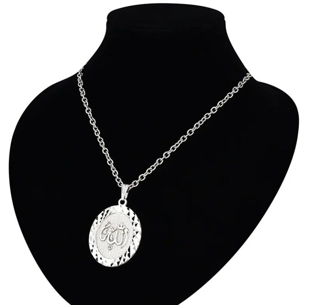 Allah Necklace God Necklace Islamic Necklace Muslim Necklace Khoda