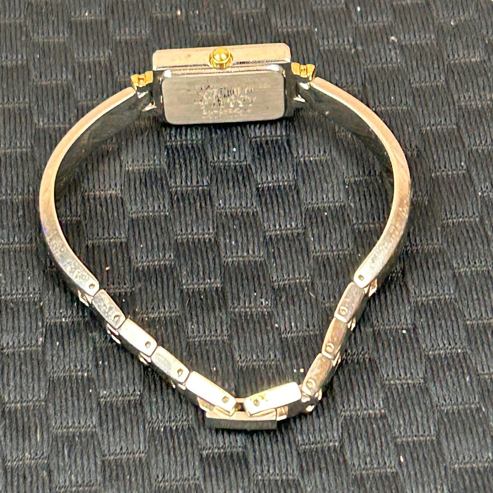 Citizen Quartz Two Tone Rectangle Bangle Watch 5421-K15044  display picture 3