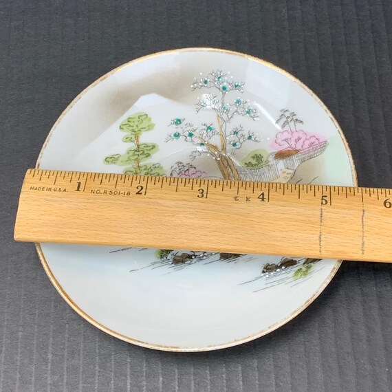 ヴィンテージ 日本製 装飾皿 富士山 アジア風景 3枚セット - Etsy 日本