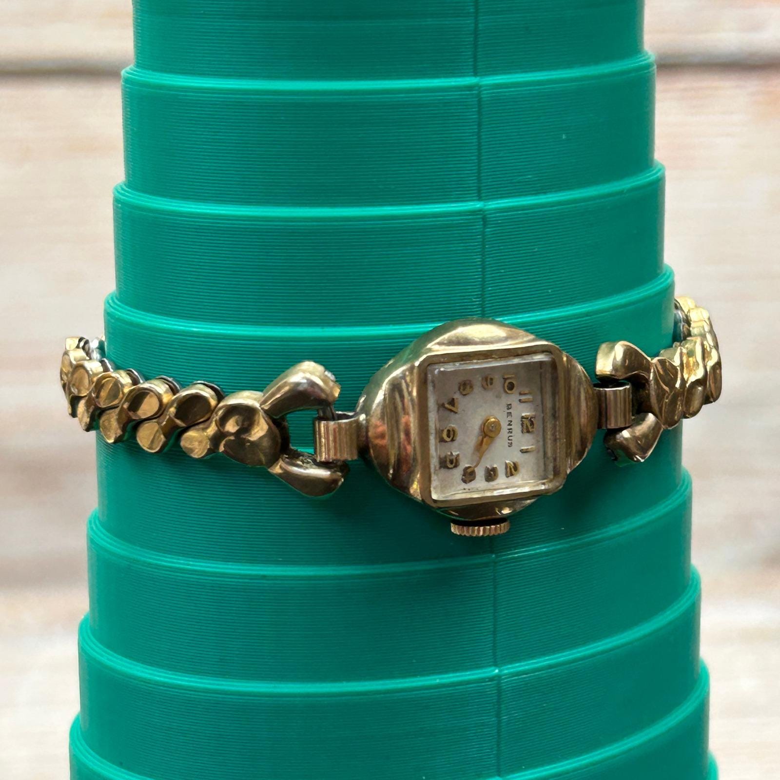 Vintage‎ Benrus Ladies Watch 10K RGP Bezel 7 Jewel BW 3 Mechanical Parts Repair Benrus 7 Jewels Wristwatches for sale | eBay main image 3