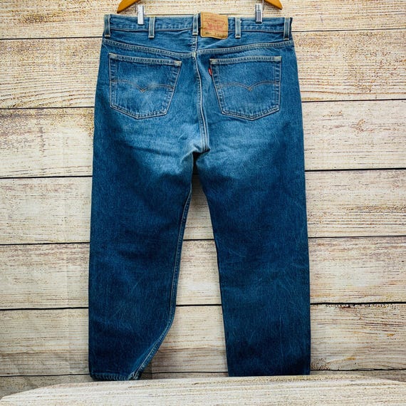 Levi's 501xx Jeans Button Fly Straight Leg Denim W42 L30 Made in